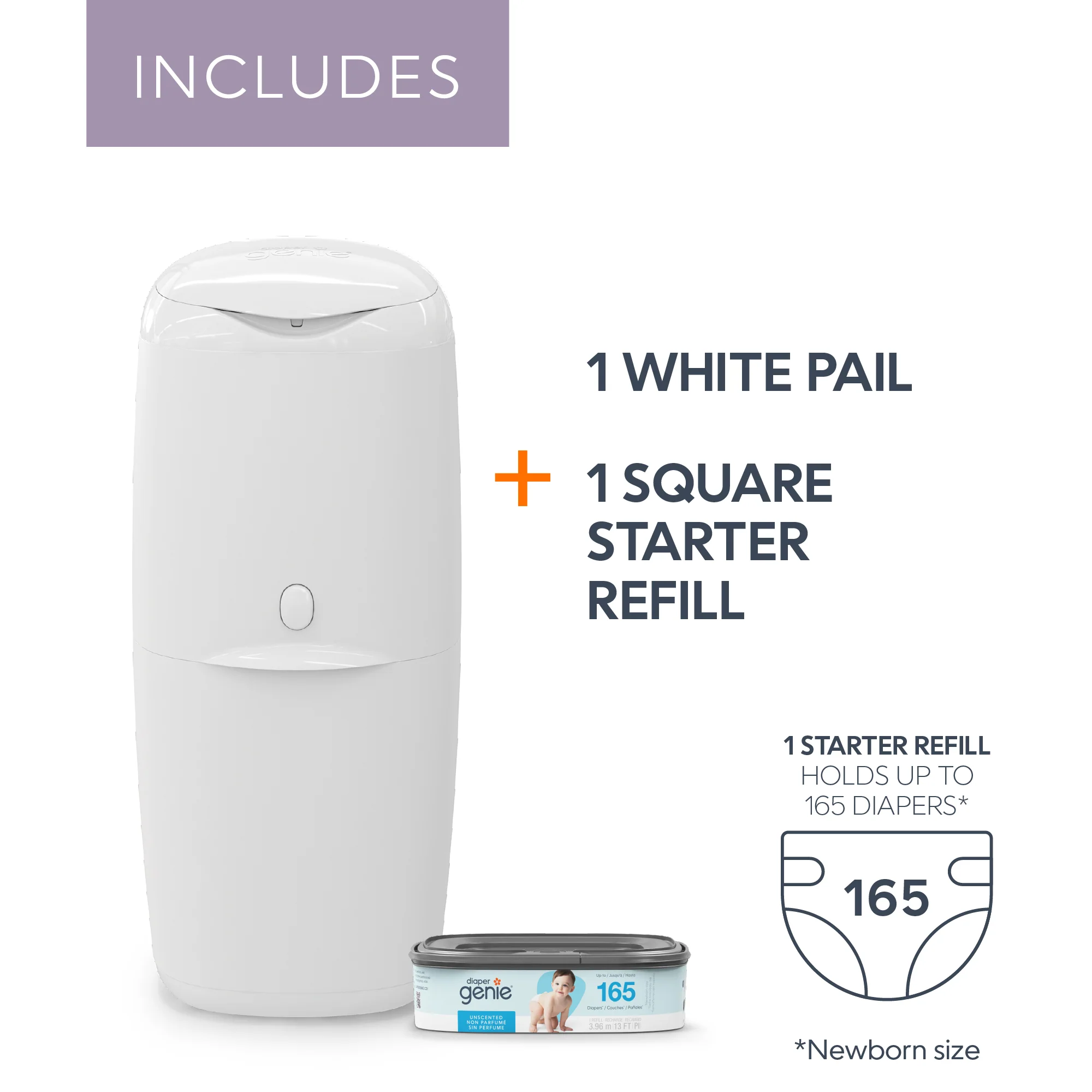 Diaper Genie® Compact Pail - Image 3