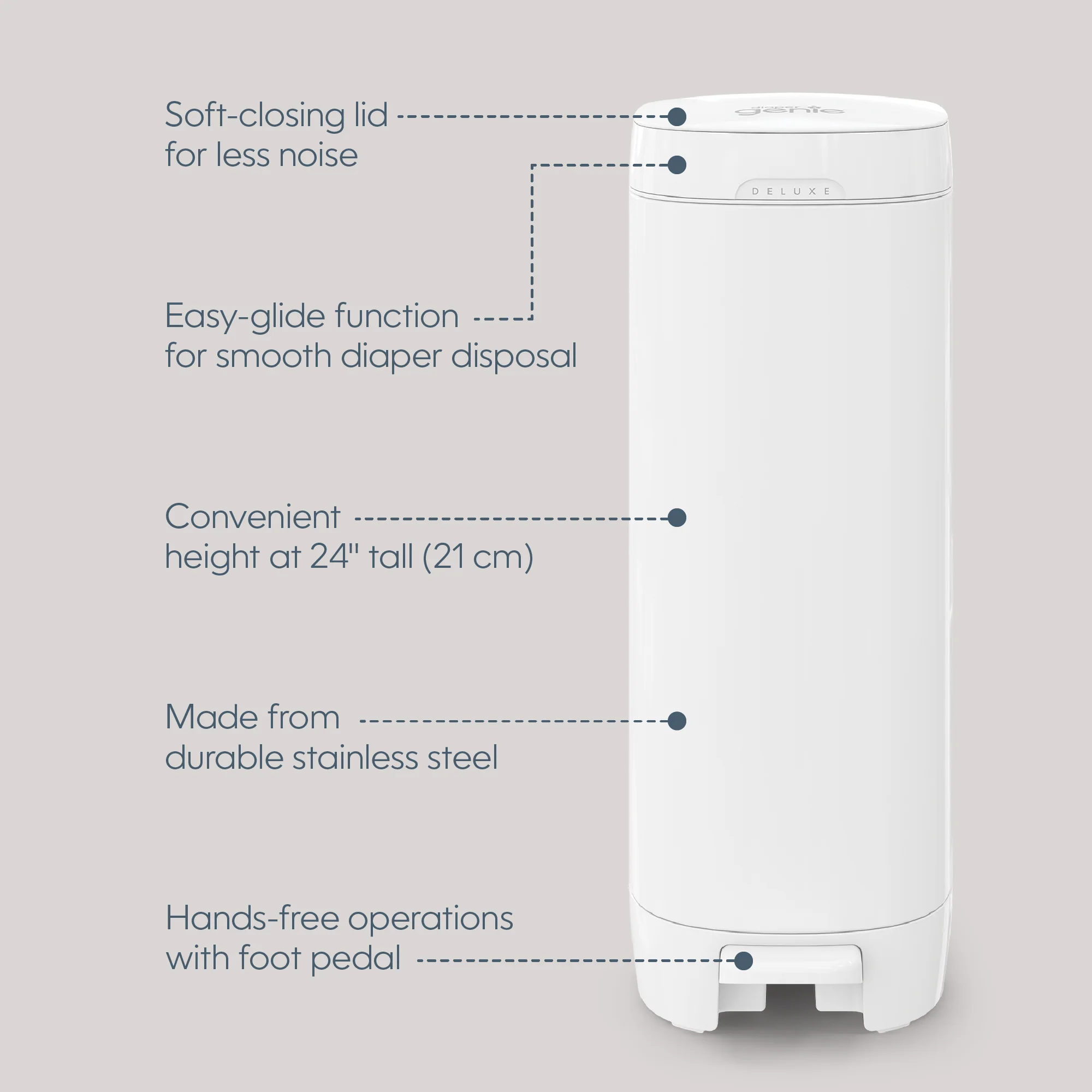 Diaper Genie® Deluxe Pail - Image 23