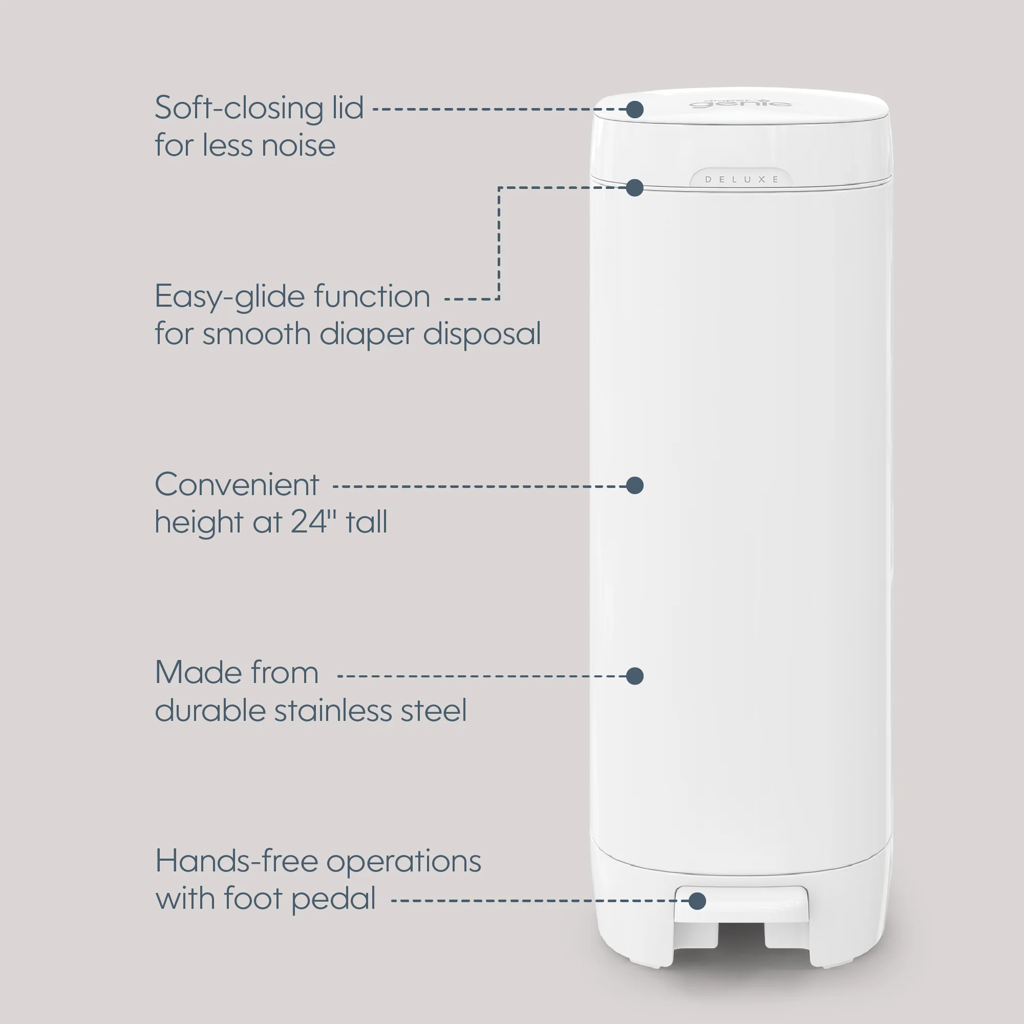 Diaper Genie® Deluxe Pail - Image 9