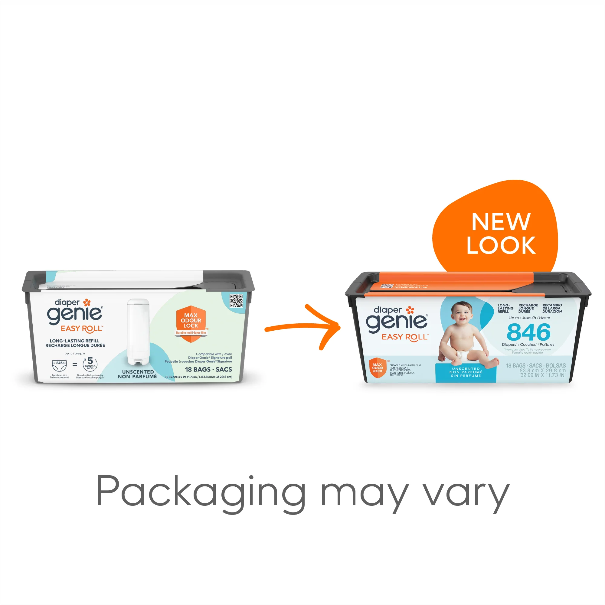 Diaper Genie® Easy Roll Pail Refill - Image 25