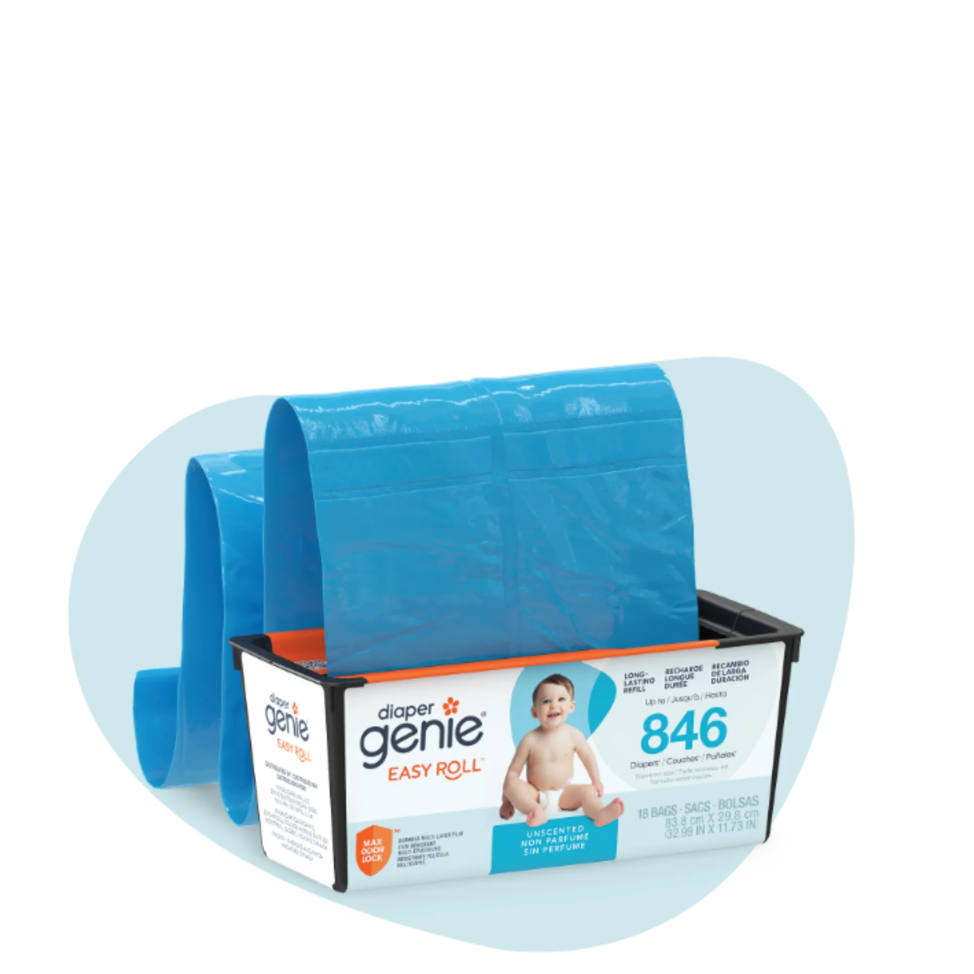 Diaper Genie® Easy Roll Pail Refill - Image 28