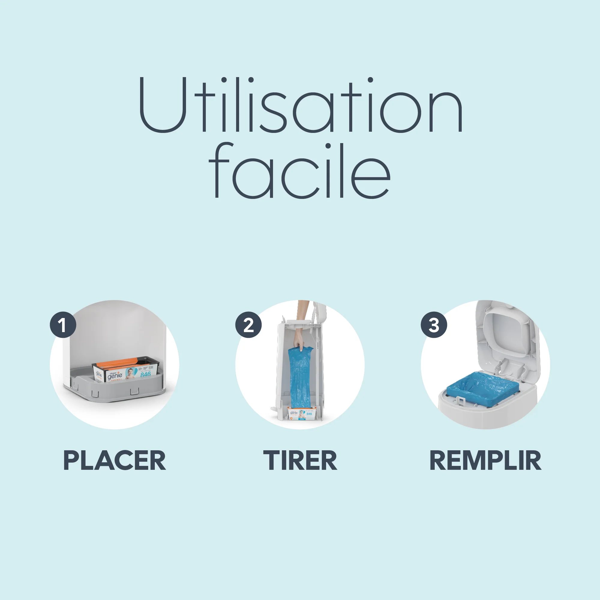 Diaper Genie® Easy Roll Pail Refill - Image 36