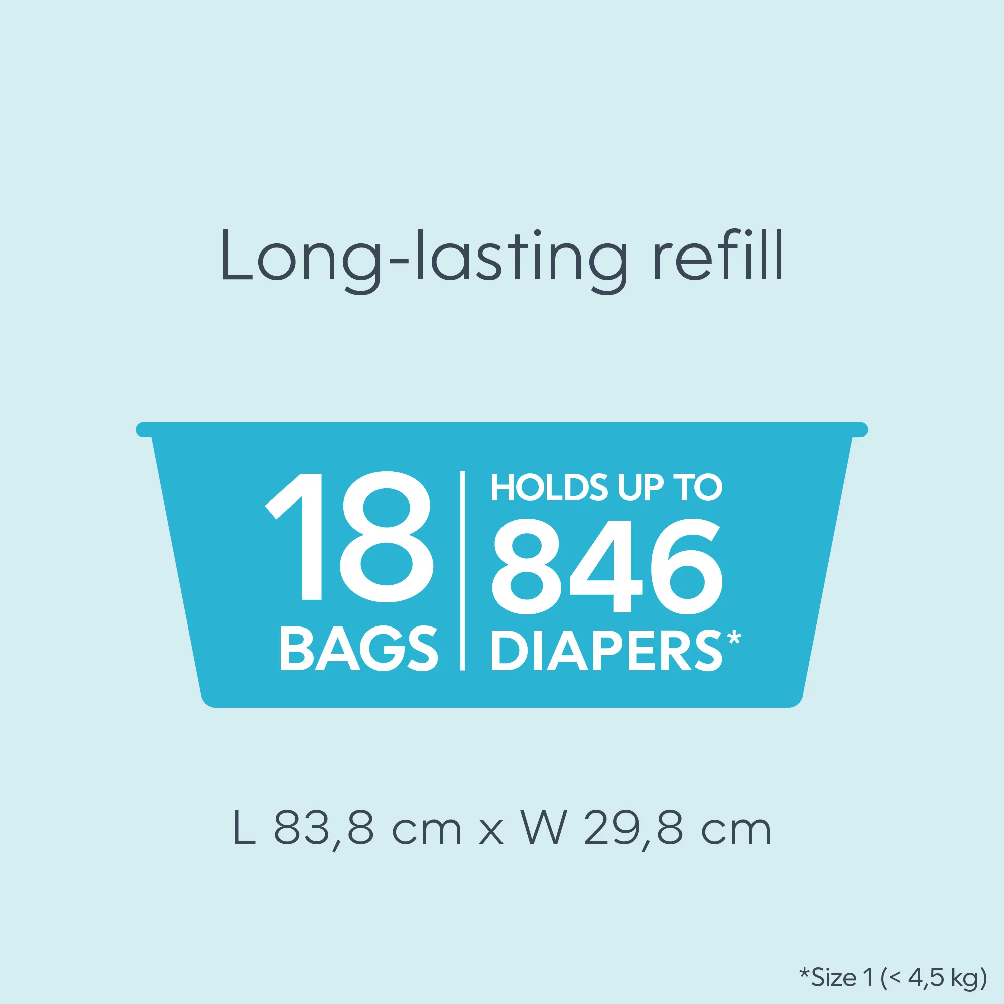 Diaper Genie® Easy Roll Pail Refill - Image 48
