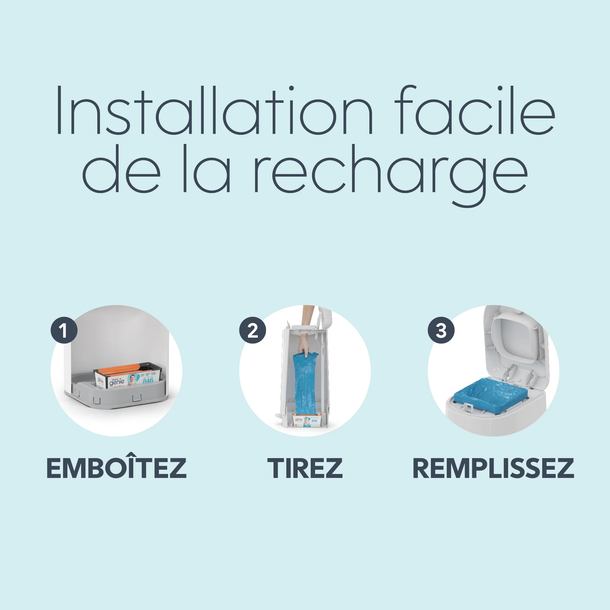 Diaper Genie® Easy Roll Pail Refill - Image 64