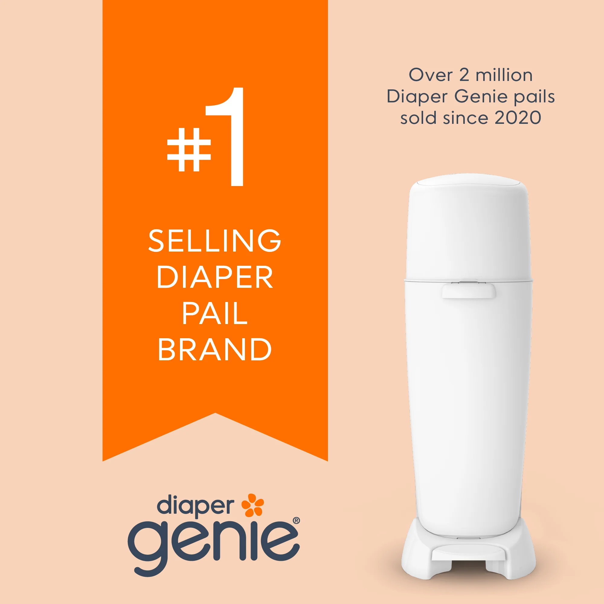 Diaper Genie® Essentials Pail Round Refill - Image 8