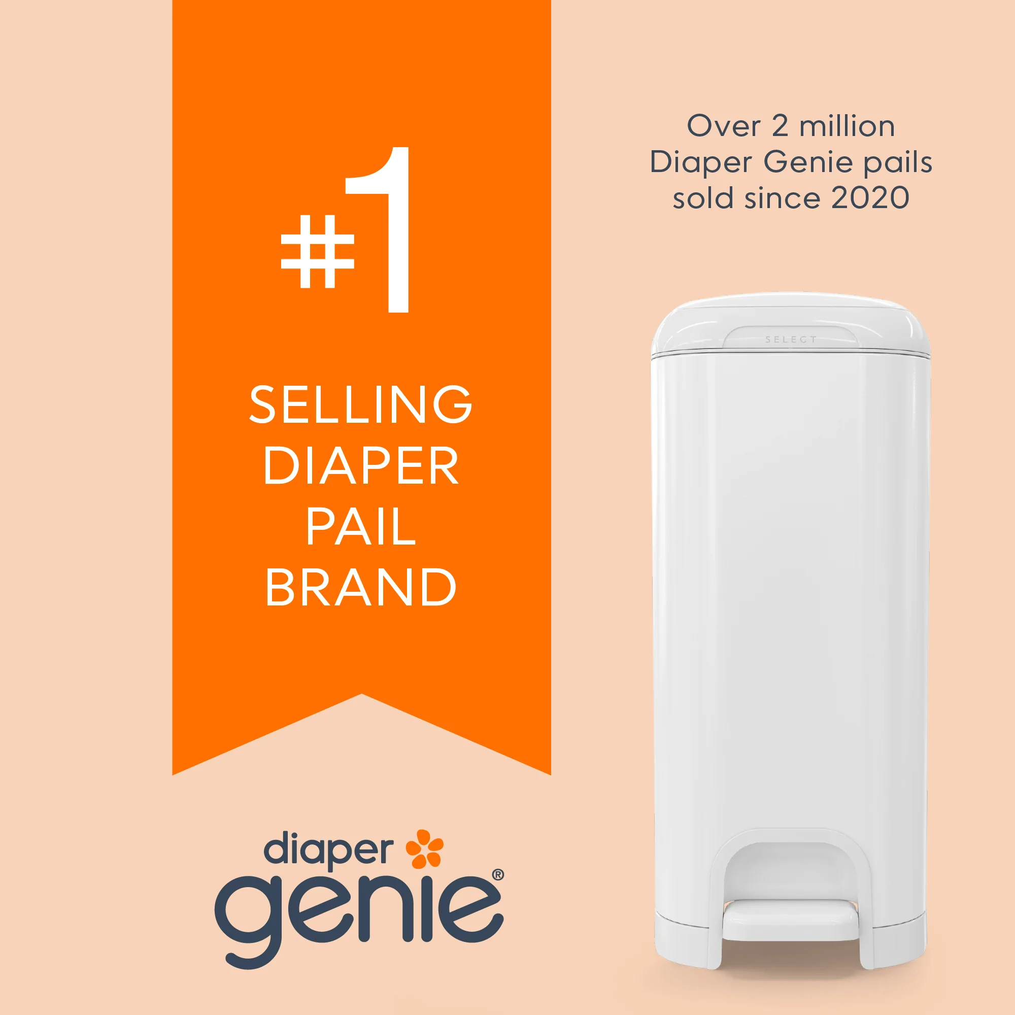 Diaper Genie® Jumbo Square Pail Refill - Image 22