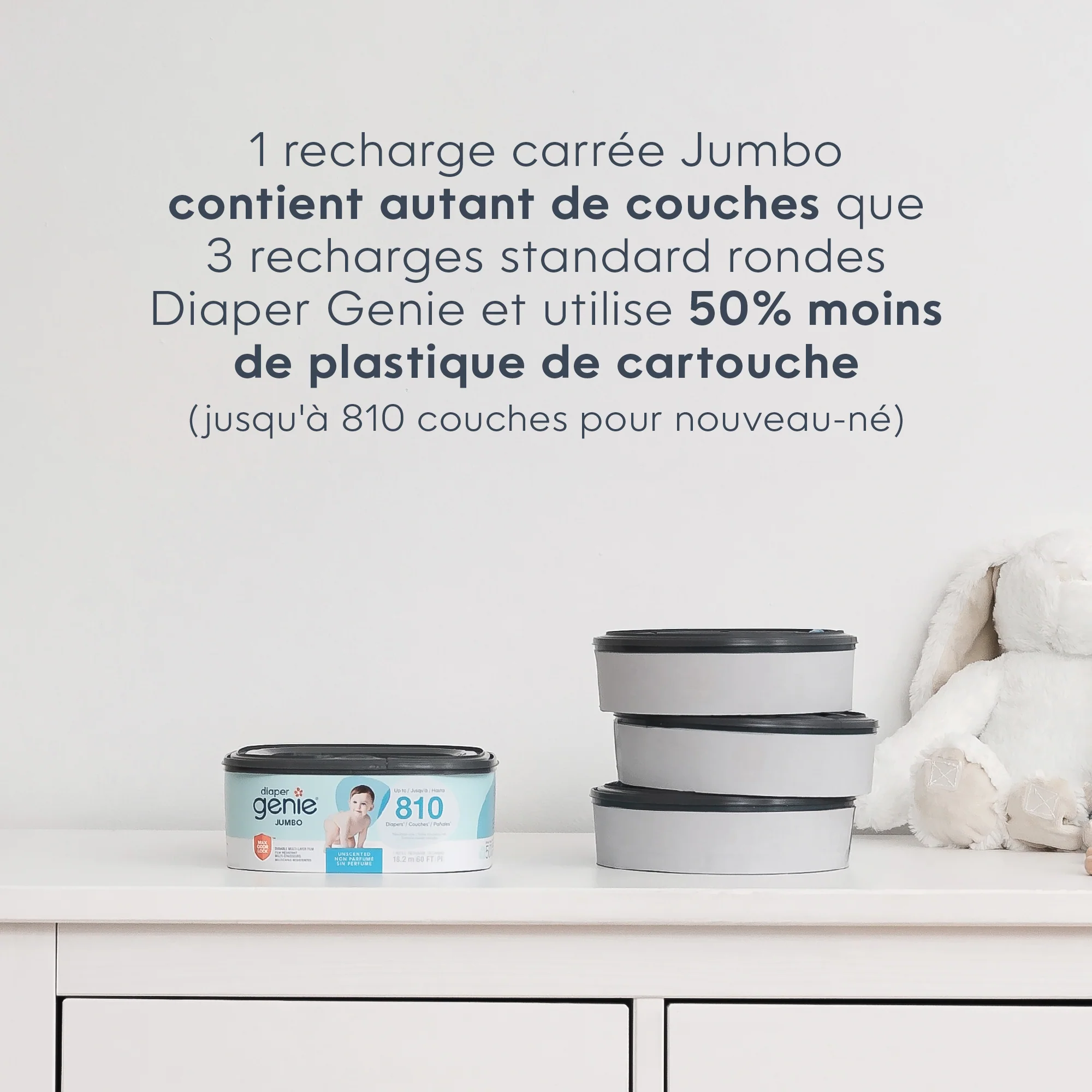 Diaper Genie® Jumbo Square Pail Refill - Image 36