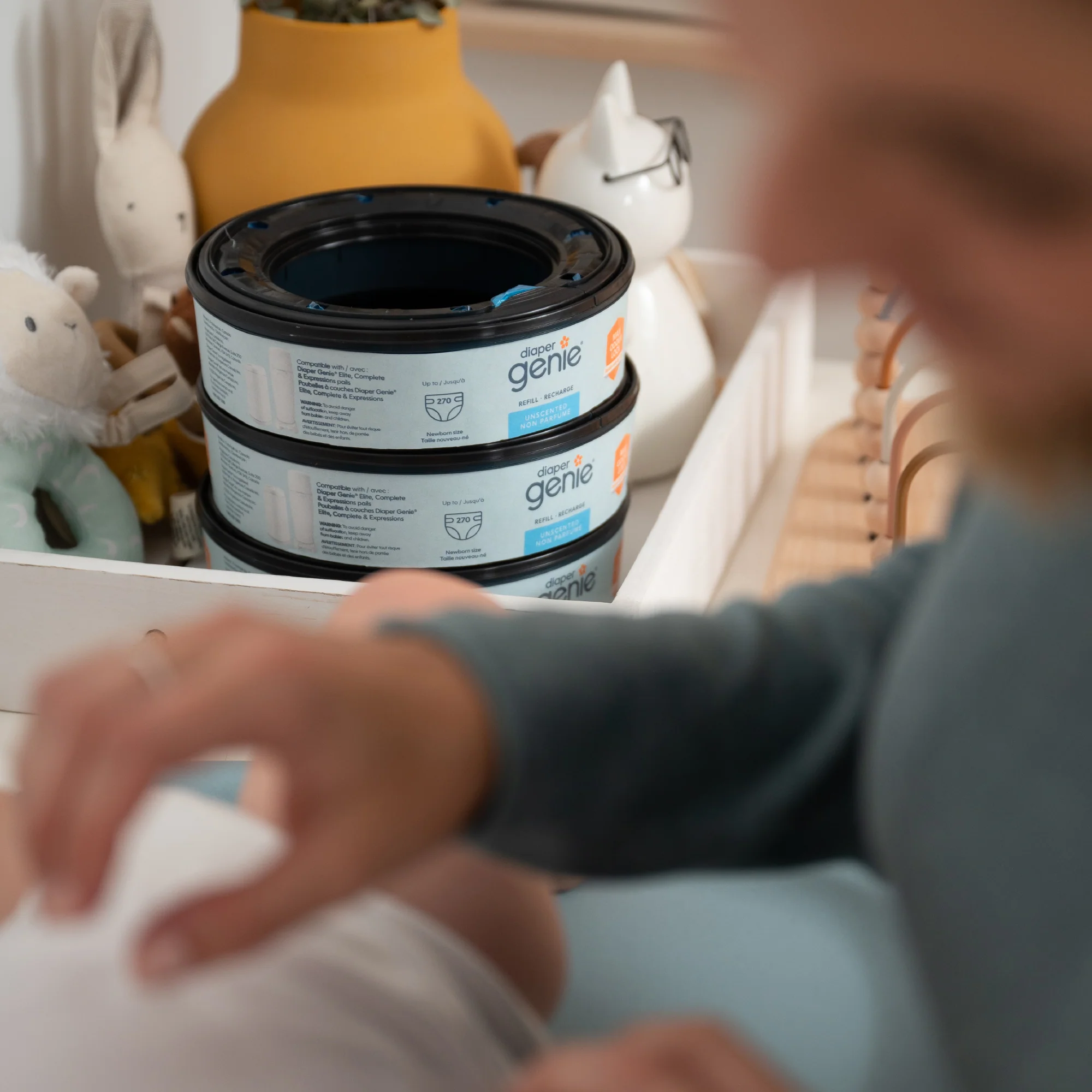 Diaper Genie® Unscented Pail Round Refill - Image 9